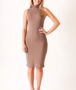 Turtleneck Bodycon Midi Dress by She and Sky