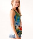 Surfing Cat Tank Top by Bear Dance