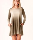 Ombre Pocket Dress by Cherish