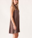 Mock Neck Swing Dress by Cherish