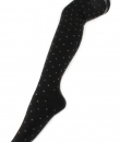 Thigh High Polka Dot Snowflake Socks