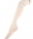Thigh High Polka Dot Snowflake Socks