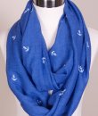 Nautical Anchor Infinity Scarf by Love of Fashion