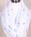 Nautical Anchor Infinity Scarf by Love of Fashion