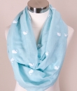 Whale Print Infinity Scarf by Love of Fashion