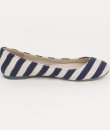 Ahoy Striped Nautical Flats by Wanted Shoes