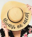 Always On Vacay Straw Hat by C.C.