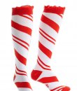 Candy Cane Knee High Socks by Sock It To Me