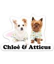 Chloé and Atticus Sticker