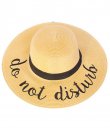Do Not Disturb Straw Hat by C.C.