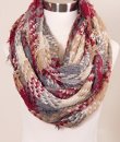Fringe Plaid Infinity Scarf by Love of Fashion