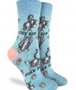 F Off Cats Socks by Good Luck Sock