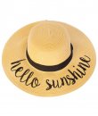 Hello Sunshine Straw Hat by C.C.
