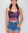 Snakeskin Print Crop Top by Bear Dance