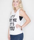 It's Not Me It's You Tank Top by Rock N Rose