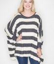 Boxy Striped Top by Cherish