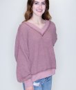 Berry Holly Waffle Top by La Miel