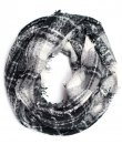 Black Grunge Plaid Scarf by Love of Fashion