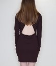 Ribbed Open Back Dress by Bear Dance