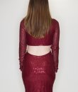 Sequin Cut Out Dress by Bear Dance