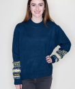 Fair Isle Sleeve Sweater by Fantastic Fawn