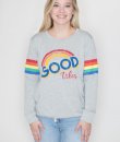 Good Vibes Rainbow Sweatshirt by Zutter