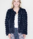 Layered Faux Fur Jacket by She and Sky