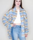 Oversized Plaid Shacket by Timing