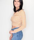 Checkered Crop Top by Blue Blush