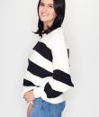 Oversized Striped Sweater by HYFVE