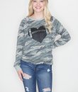 Camouflage Heart Football Sweatshirt by Zutter
