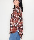 Oversized Plaid Shacket by Timing