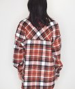 Oversized Plaid Shacket by Timing