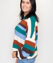 Retro Stripe Sweater by Cozy Casual