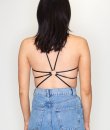 Vegan Leather Ring Bodysuit by Bear Dance