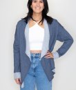 French Terry Flyaway Cardigan by Cozy Casual