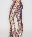 Boho Print Flared Pants by Bear Dance