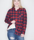 Fleece Lined Plaid Button Down by Korus Apparel
