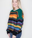 Multicolor Striped Sweater by She and Sky