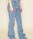 High Rise Patchwork Jeans by Emory Park