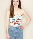 Butterfly Crop Top by Bear Dance