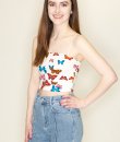 Butterfly Crop Top by Bear Dance