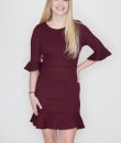 Knit Ruffle Dress by She and Sky