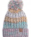 Fleece Lined Pom Beanie by C.C.