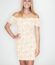 Smocked Floral Print Dress by Timing