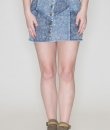 Two Tone Denim Skirt by She and Sky