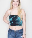 Tie-Dye Crop Top by Bear Dance
