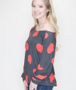 Off Shoulder Heart Top by Fantastic Fawn