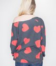 Off Shoulder Heart Top by Fantastic Fawn