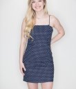 Navy Polka Dot Cami Dress by She and Sky